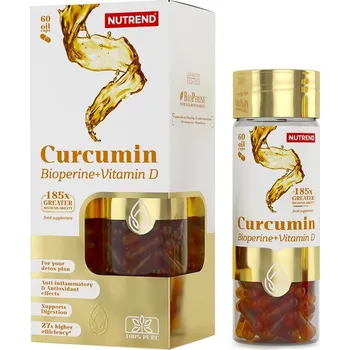 Nutrend Curcumin Bioperine vitamin D 60…