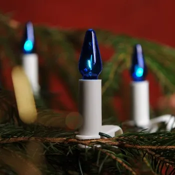 Vánoční osvětlení Exihand Felicia řetěz 16 žárovek modrá