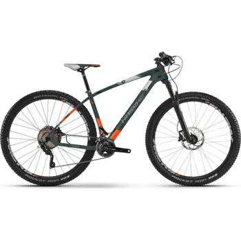 Horské kolo Haibike Greed Hardnine 8.0 XT Mix olivové/oranžové/matně stříbrné 2018