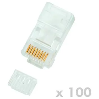 Síťový kabel DATACOM Plug UTP CAT6 8p8c- RJ45 drát - 100 pack