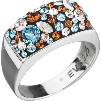 Prsten Swarovski Elements 35014.3 Aqua