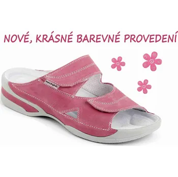 Dámská zdravotní obuv MEDISTYLE LUCY 5L-E15/2 pantofel tmavě růžový, tmavě růžová - 37