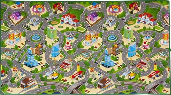 Koberec Scarlett City & Mapa koberec dětský 120 x 200 cm