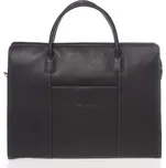 Dámská kabelka černá kožená - Hexagona 462698 černá