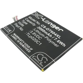 Baterie pro mobilní telefon Baterie Cameron Sino CS-OT604XL pro Alcatel OT-6040D - neoriginální