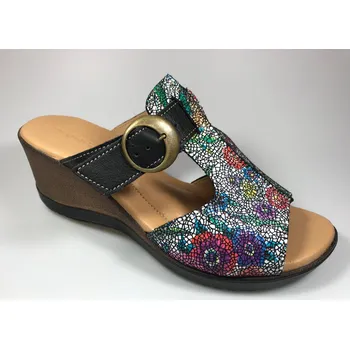 Dámská zdravotní obuv MEDISTYLE KÁJA 8K-PN16/M obuv černý potisk, černý potisk - 41