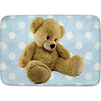 Koberec Dětský koberec Ultra Soft Medvídek modrý 130x180 cm