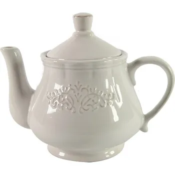 Konvice na čaj Charlene, bílá (83773)