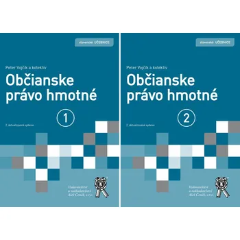 Občianske právo hmotné 1.+2. díl (2. vydanie) - Peter Vojčík, kol.