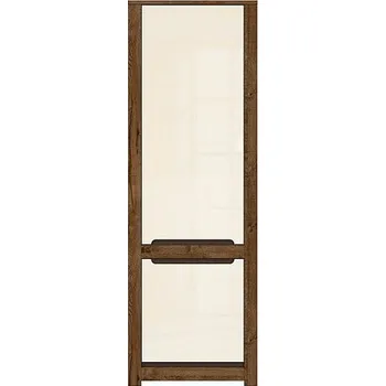 Komoda RUSO regál REG2D dub april/perleťový lesk