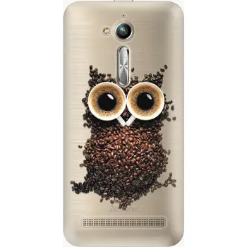 Pouzdro na mobilní telefon iSaprio Owl And Coffee pro Asus ZenFone Go ZB500KL