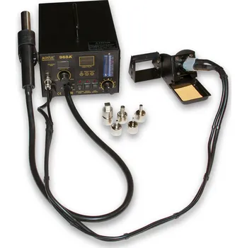 Horkovzdušná pistole Kombinovaná pájecí stanice 968A+