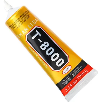 Průmyslové lepidlo Univerzální lepidlo Zhanlida T-8000 pružné průhledné 110ml