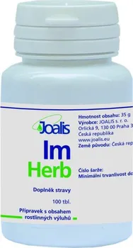 Přírodní produkt Joalis ImHerb 100 tbl.