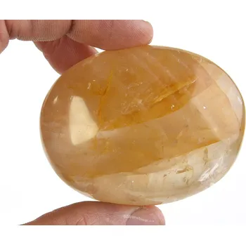 Přírodní kámen Křišťál s limonitem 126g