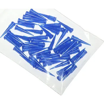 Injekční jehla Konické plastové dávkovací jehly modrá 22G 50ks