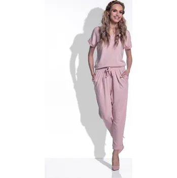 Dámský overall Dámský overal Fobya I178 pudrový M