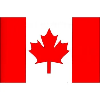 Samolepicí dekorace na vozidlo Amicar Samolepicí vlajka Kanady 50x30 mm, 3D efekt