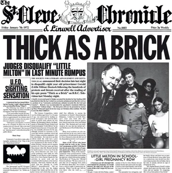 Zahraniční hudba Thick As a Brick - Jethro Tull