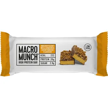 Bulk Powders Macro Munch High Protein Bar 62 g Millionaires Shortbread 