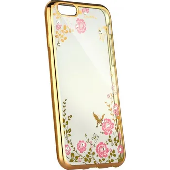 Pouzdro na mobilní telefon Beweare Rozkvetlý TPU kryt na Nokia 8 - zlatý