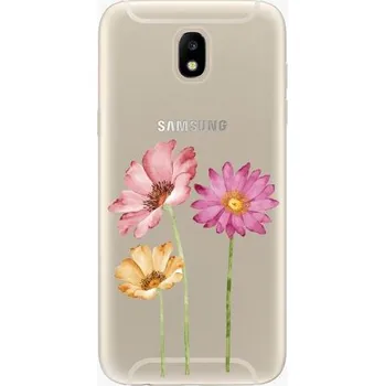 Pouzdro na mobilní telefon iSaprio Three Flowers pro Samsung Galaxy J5 2017