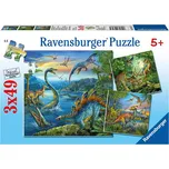 Ravensburger Dinosauři 3 x 49 dílků