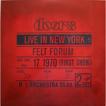 Hudba Live In New York - The Doors [LP]