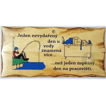 Žertovný předmět Žertovná tabulka nástěnná-Den u vody