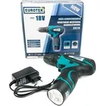 Aku vrtačka Eurotek CD 218 18V Li-ion 2x baterie rychlonabíječka 1h