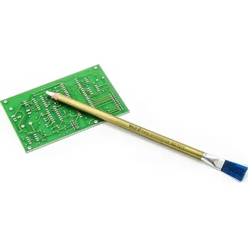 Pryž Guma (pryž) v tužce pro čištění kontaktů DPS se štětcem