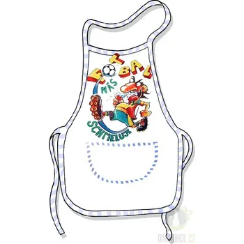 Žertovný předmět Zástěra bílá-Fotbal nás schmeluje