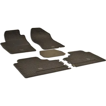 Autodoplněk Gumové koberce Nissan Navara III (2005 - 2015) s fixací, 5 ks | GUZU