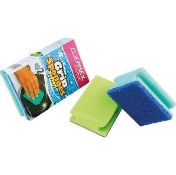 Drátěnka Houba na nádobí, tvarovaná, teflon, 2 ks