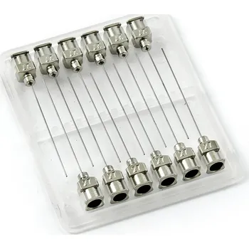 Nástroj na niť a příze Nerezové dávkovací jehly 27G 1,5" set 12ks