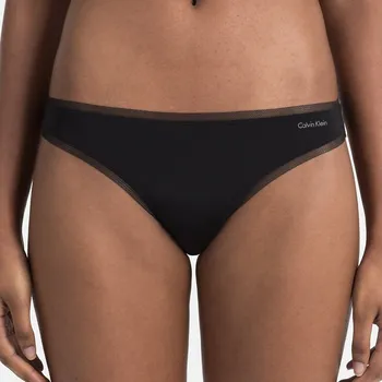 Kalhotky Calvin Klein - Sculpted tanga black XS QF1666E