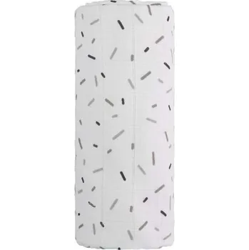 T-TOMI Tetra osuška 120 x 120 cm, Grey lines