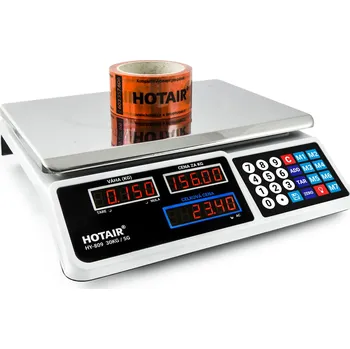 Obchodní váha Kontrolní váha s výpočtem ceny HY-809 CZ 5g / 30kg