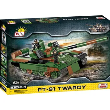 Stavebnice COBI COBI Small Army 2612 Bitevní tank PT-91 Twardy