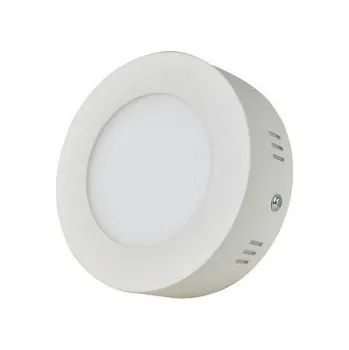 LED přisazené svítidlo SURF 6W, kruh, studená bílá