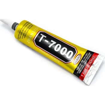 Průmyslové lepidlo Silikonové lepidlo T-7000 pro opravy elektroniky, černé 50 ml