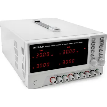 Laboratorní zdroj Dvojitý laboratorní zdroj Korad KA3303D tříkanálový 2x 30V 3A +5V 3A