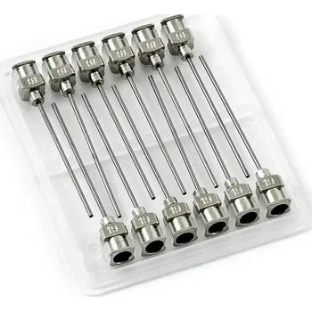 Nástroj na niť a příze Nerezové dávkovací jehly 19G 1,5" set 12ks