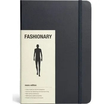 Cizojazyčná kniha Mens A5 (sketchbook) - Fashionary (EN)