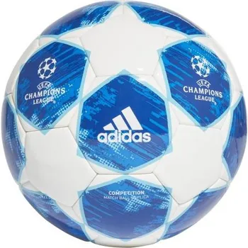 Fotbalový míč Adidas Finale 18 Competition bílý/modrý 5
