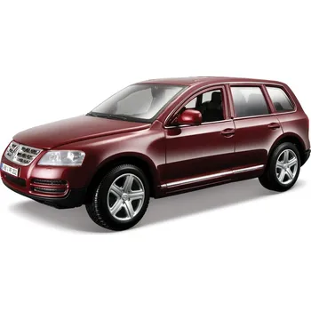 autíčko Bburago Volkswagen Touareg 1:24 červené