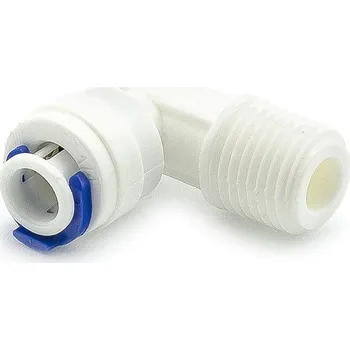 Rohový konektor - koleno John Guest 1/4" 6mm s vnějším závitem R 1/4"