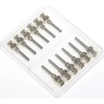 Nástroj na niť a příze Přesné nerezové dávkovací jehly 12G 12ks