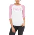 Dámské tričko VANS Flying V Raglan bílé/fialové