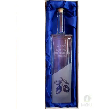 Pískovaná láhev Axel - 70 let